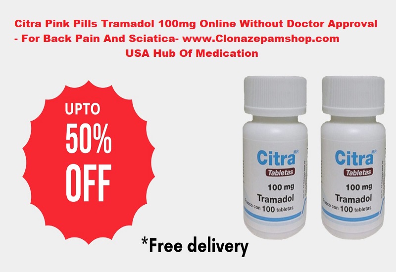 Citra Tramadol 100mg Pink Pills